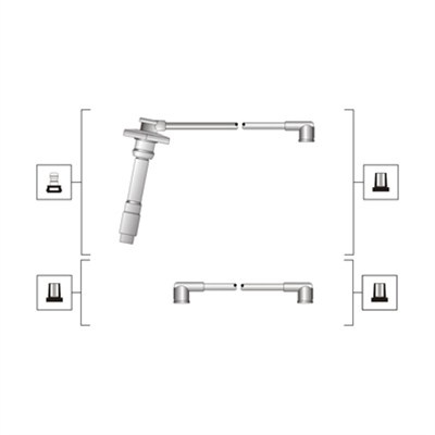 Set cablaj aprindere (941319170079 MAGNETI MARELLI) OPEL,VAUXHALL