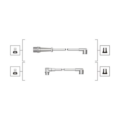 Set cablaj aprindere (941319170090 MAGNETI MARELLI) RENAULT