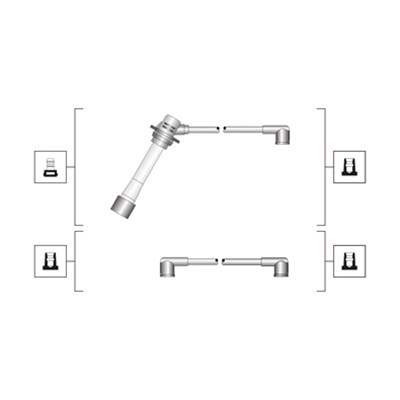 Set cablaj aprindere (941319170093 MAGNETI MARELLI) MAZDA
