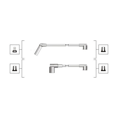 Set cablaj aprindere (941319170117 MAGNETI MARELLI) HYUNDAI,MITSUBISHI
