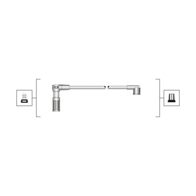 Set cablaj aprindere (941319170122 MAGNETI MARELLI) FIAT