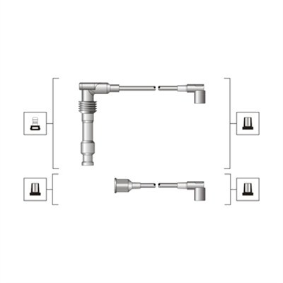 Set cablaj aprindere (941319170123 MAGNETI MARELLI) OPEL