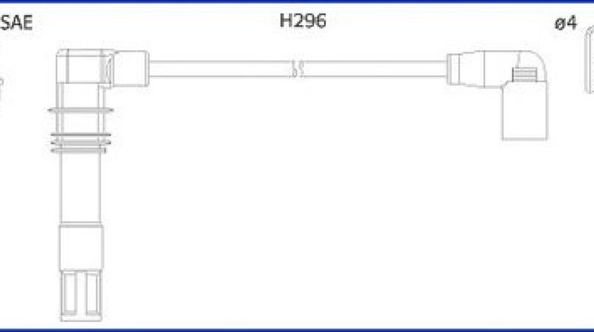 Set cablaj aprindere AUDI A2 (8Z0) (2000 - 2005) HITACHI 134797 piesa NOUA