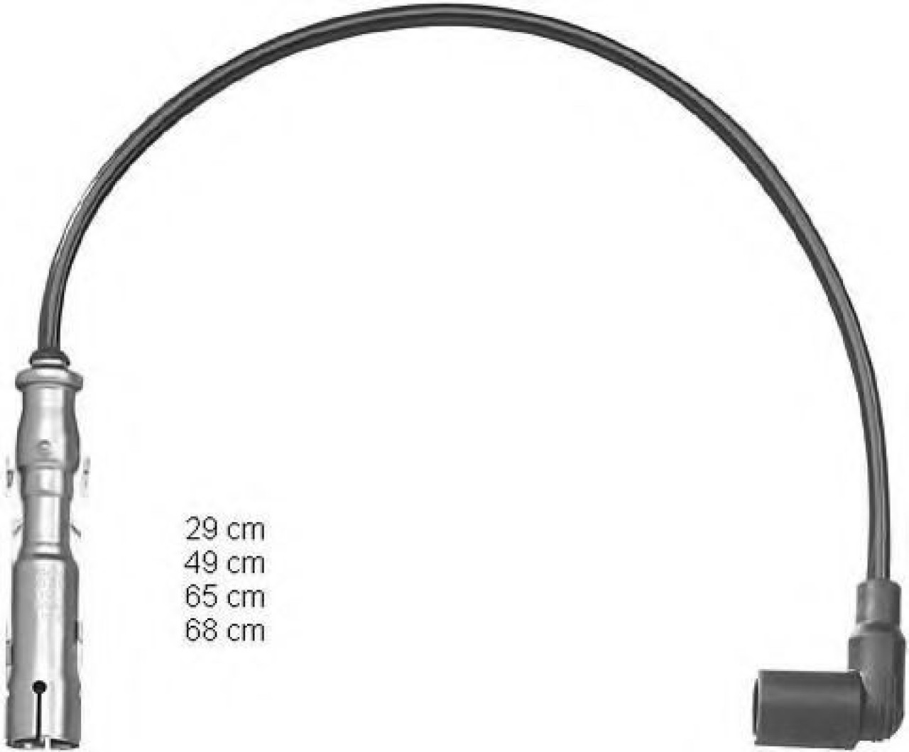 Set cablaj aprindere AUDI A4 (8D2, B5) (1994 - 2001) BERU ZEF1224 piesa NOUA