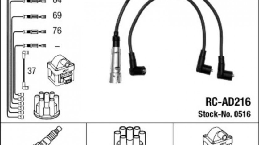 Set cablaj aprindere Audi AUDI 100 Avant (4A, C4) 1990-1994 #2 02511