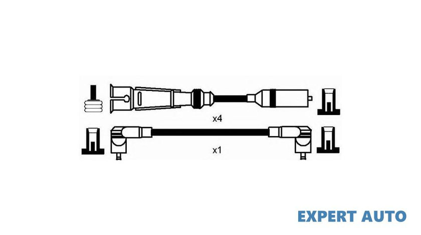 Set cablaj aprindere Audi AUDI 80 (81, 85, B2) 1978-1986 #2 02504