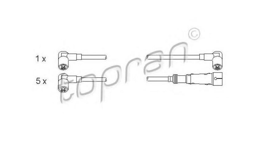 Set cablaj aprindere Audi AUDI 80 (8C, B4) 1991-1994 #2 035998031