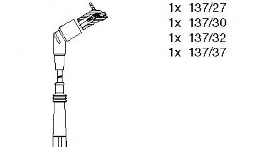 Set cablaj aprindere BMW Seria 3 (E36) (1990 - 1998) BREMI 287/200 piesa NOUA