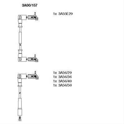 Set Cablaj Aprindere Bremi 3A00/157