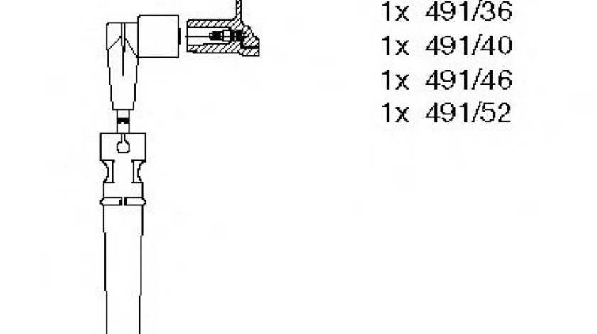 Set cablaj aprindere CHEVROLET CRUZE (J300) (2009 - 2016) BREMI 300/759 piesa NOUA