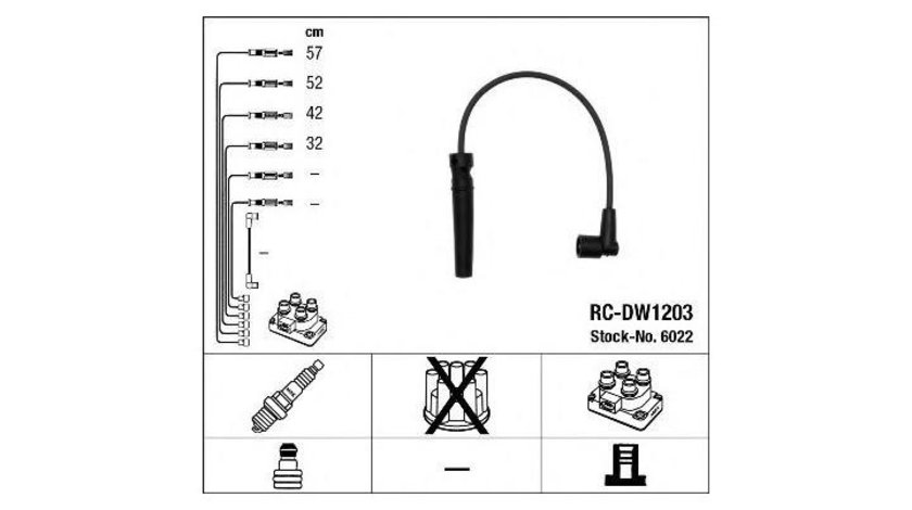 Set cablaj aprindere Chevrolet LACETTI (J200) 2003-2016 #2 0986356987