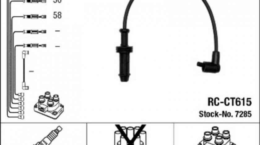 Set cablaj aprindere Citroen SAXO (S0, S1) 1996-2004 #2 0300890795