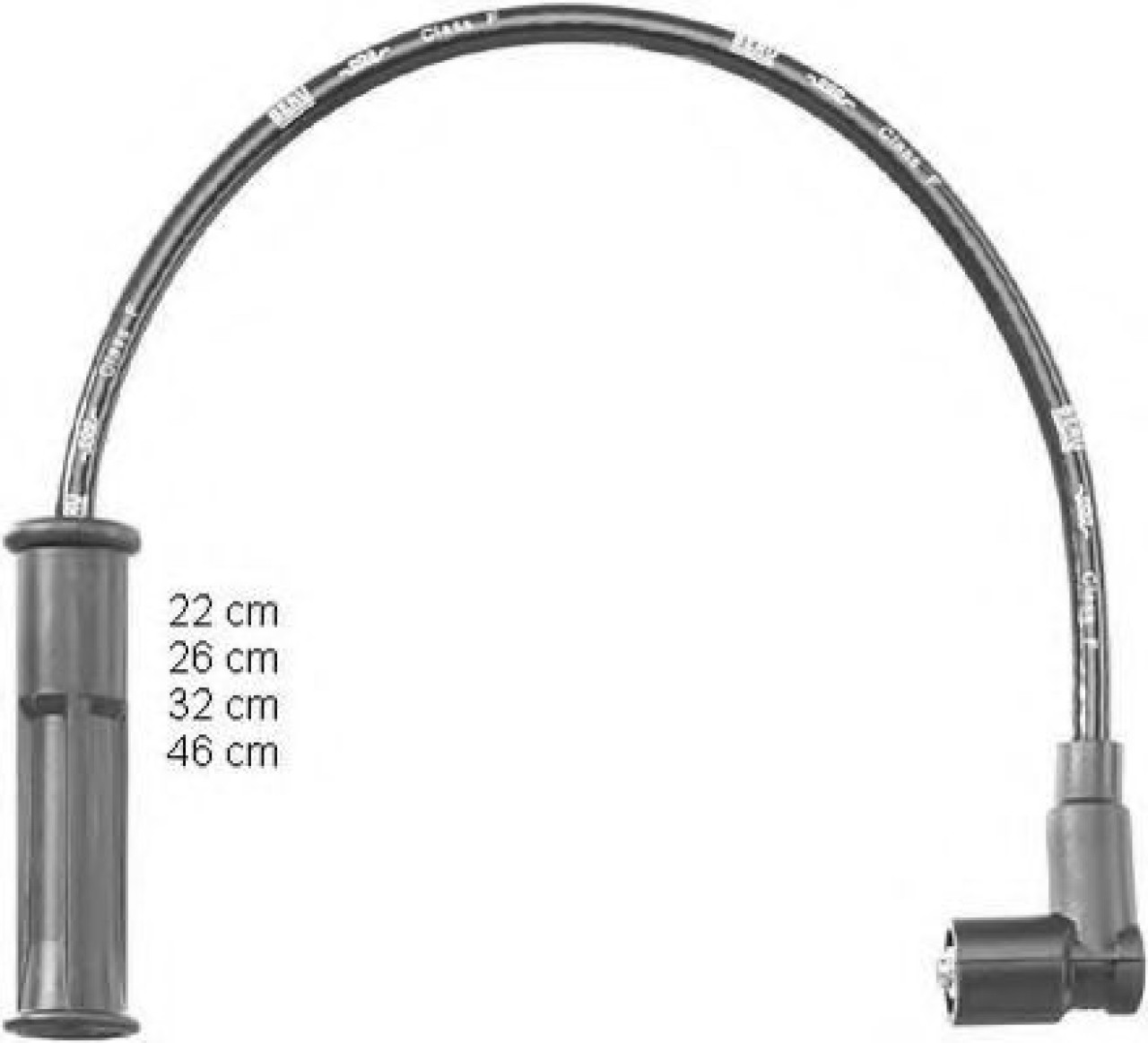 Set cablaj aprindere DACIA LOGAN (LS) (2004 - 2016) BERU ZEF1546 piesa NOUA