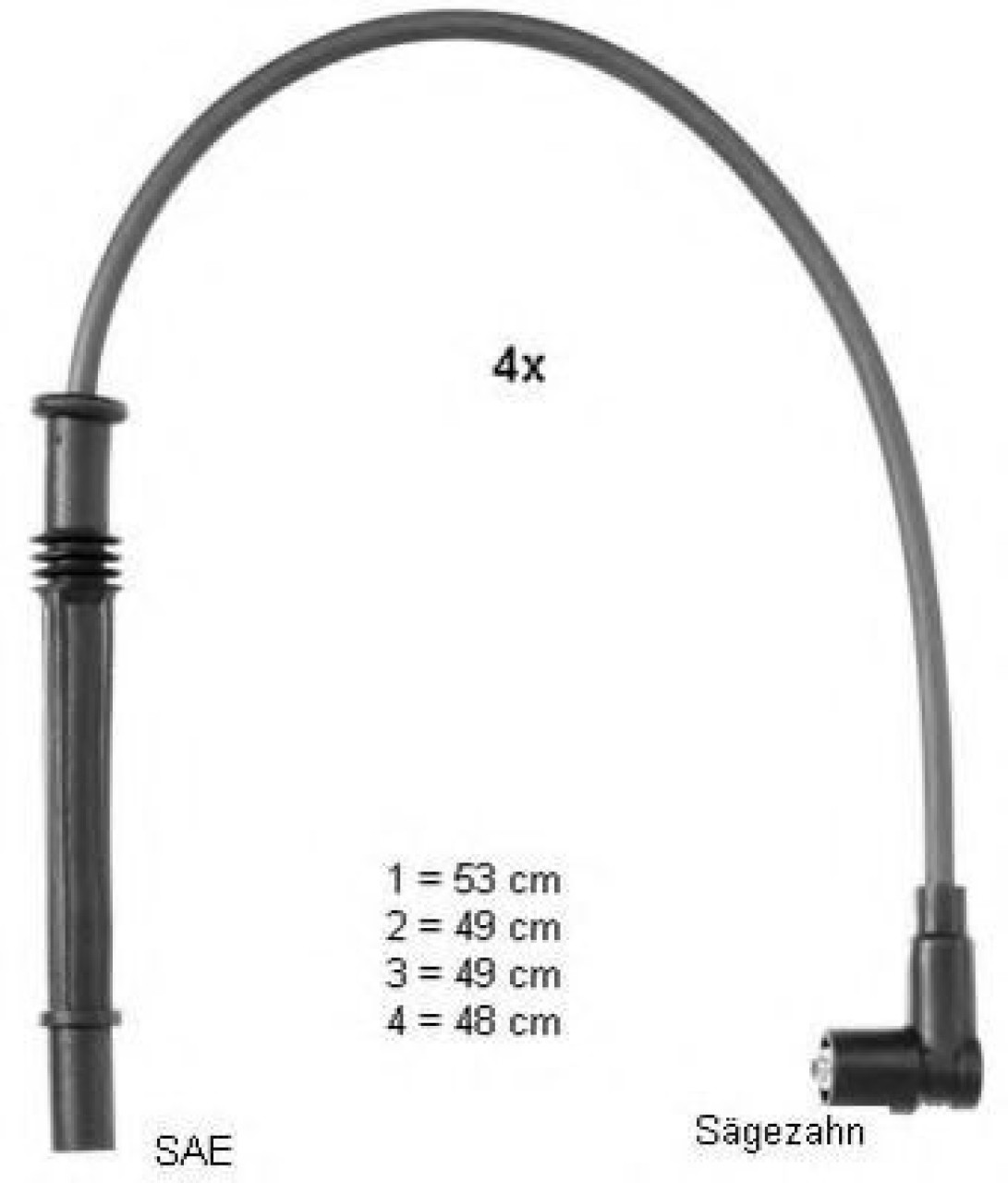 Set cablaj aprindere DACIA LOGAN MCV II (2013 - 2016) BERU ZEF1604 piesa NOUA