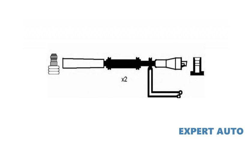 Set cablaj aprindere Fiat 126 1972-2000 #2 0300890981