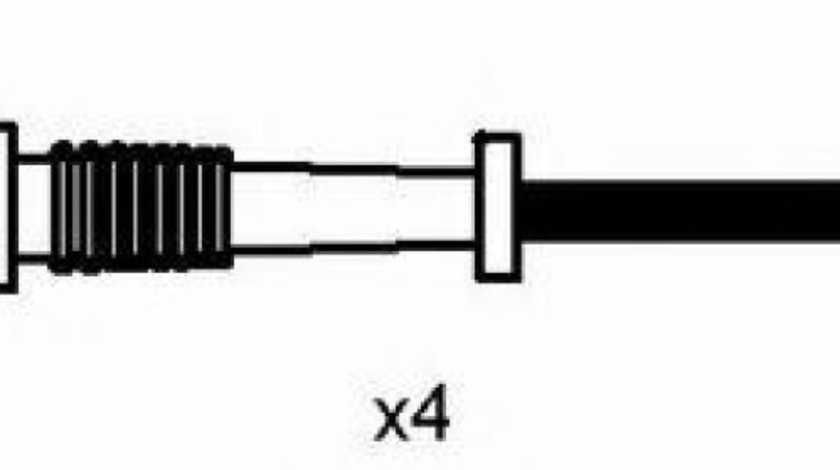 Set cablaj aprindere FIAT ALBEA (178) (1996 - 2009) NGK 8192 piesa NOUA