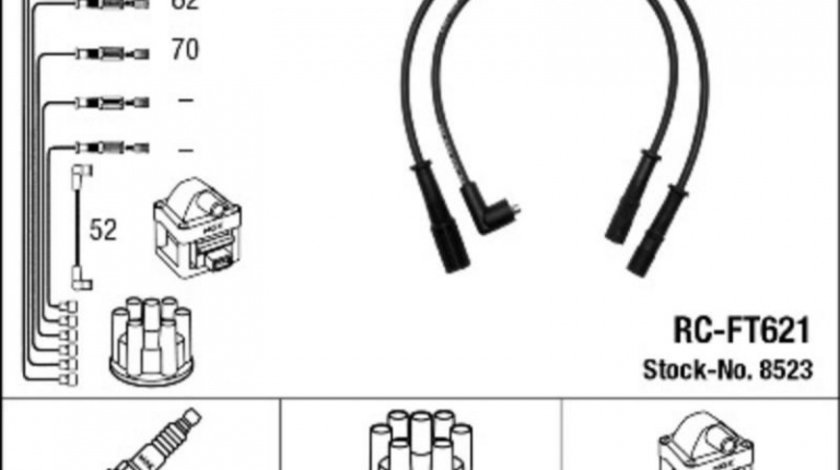 Set cablaj aprindere Fiat STRADA II (138A) 1982-1988 #2 0300890777