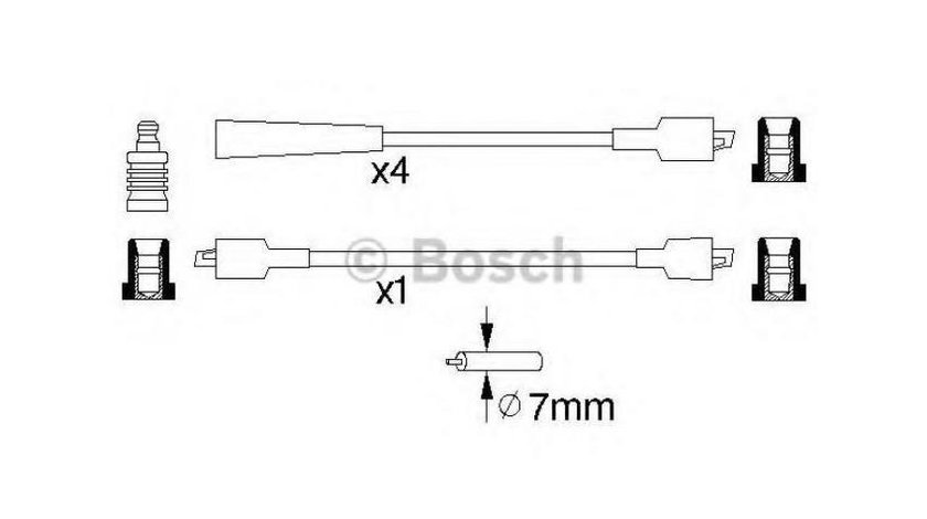 Set cablaj aprindere Fiat UNO (146A/E) 1983-2006 #2 0300890766