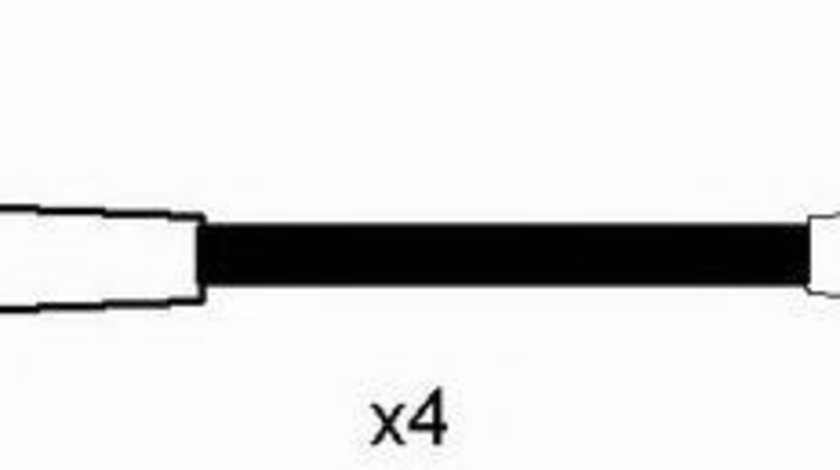 Set cablaj aprindere FORD COURIER (J3, J5) (1996 - 2016) NGK 2584 piesa NOUA