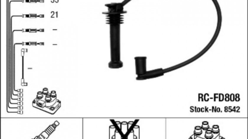 Set cablaj aprindere Ford FOCUS Clipper (DNW) 1999-2007 #2 0300891115