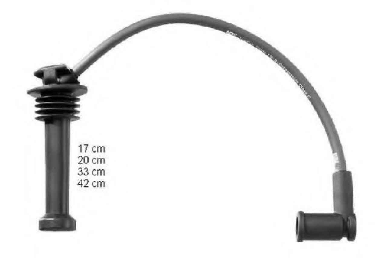 Set cablaj aprindere FORD FOCUS (DAW, DBW) (1998 - 2007) BERU ZEF1549 piesa NOUA