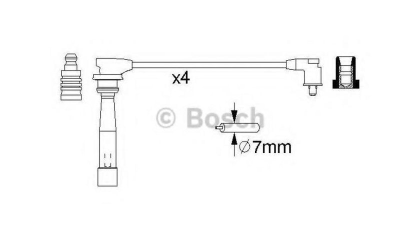 Set cablaj aprindere Hyundai COUPE (RD) 1996-2002 #2 0986356970