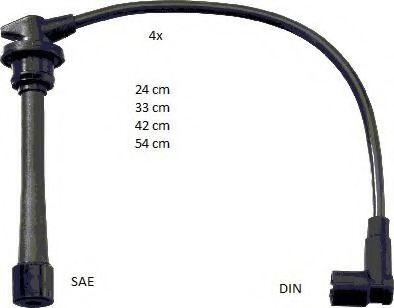 Set cablaj aprindere KIA PRO CEED (ED) (2008 - 2013) BERU ZEF1639 piesa NOUA