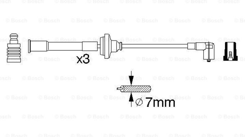 Set cablaj aprindere la cilindrul 3 (0356912880 BOSCH) ALFA ROMEO