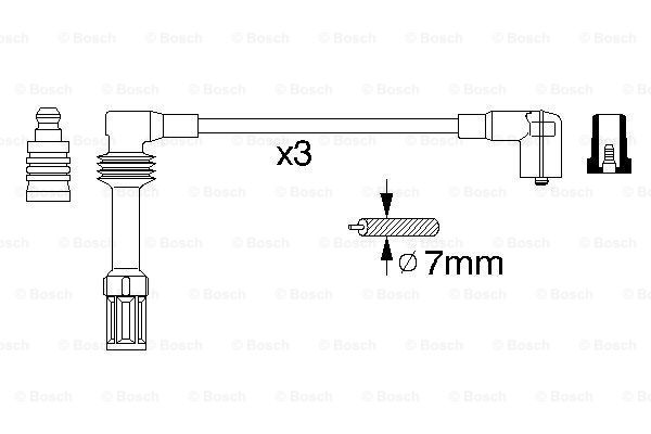 Set cablaj aprindere la cilindrul 6 (0356912879 BOSCH) ALFA ROMEO