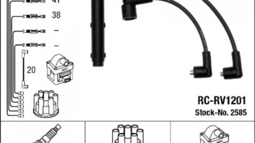 Set cablaj aprindere Land Rover FREELANDER (LN) 1998-2006 #2 0986357223