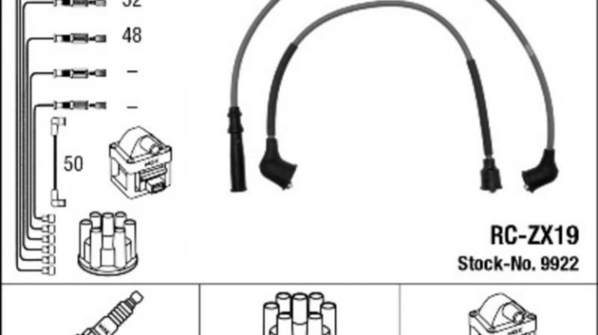 Set cablaj aprindere Mazda 323 F Mk IV (BG) 1987-1994 #2 000018119A