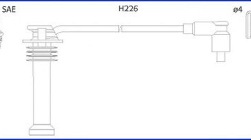 Set cablaj aprindere MAZDA TRIBUTE (EP) (2000 - 2008) HITACHI 134672 piesa NOUA