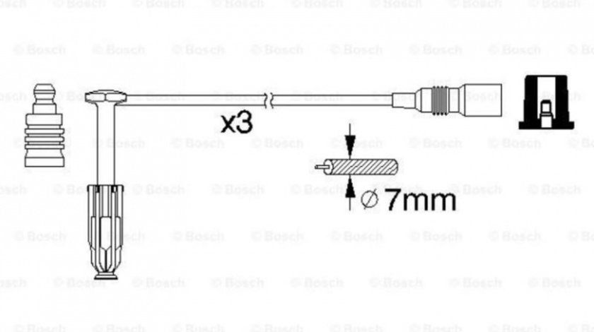 Set cablaj aprindere Mercedes C-CLASS (W202) 1993-2000 #2 0986356329