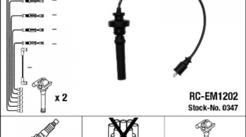 Set cablaj aprindere Mitsubishi CARISMA limuzina (DA_) 1996-2006 #2 0347