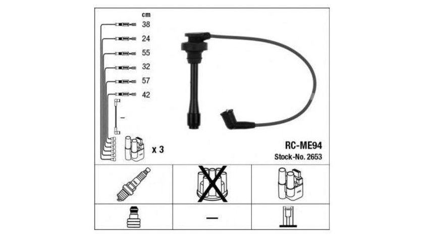 Set cablaj aprindere Mitsubishi CHALLENGER (K90) 1996-2016 #2 2653