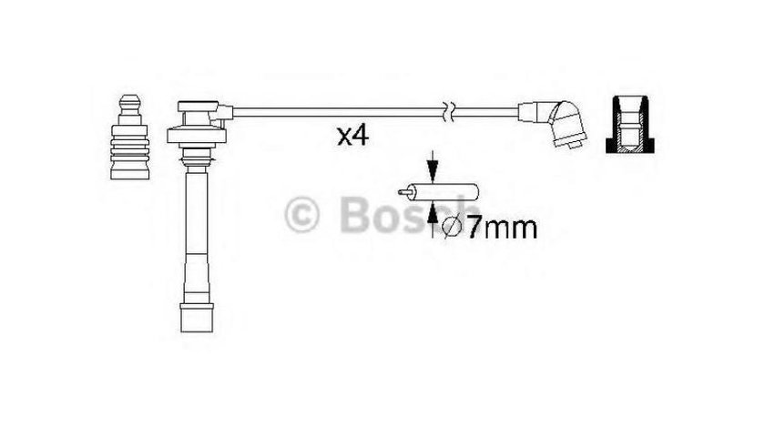 Set cablaj aprindere Mitsubishi GALANT Mk V limuzina (E5_A, E7_A, E8_A) 1992-1998 #2 0300890874