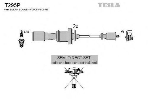 Set cablaj aprindere MITSUBISHI OUTLANDER I (CU) (2001 - 2006) TESLA T295P piesa NOUA