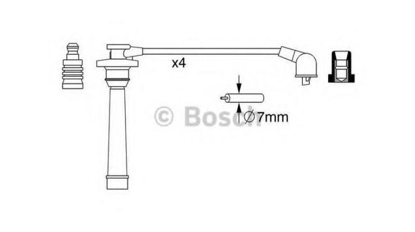 Set cablaj aprindere Mitsubishi SPACE STAR (DG_A) 1998-2004 #2 0986357272