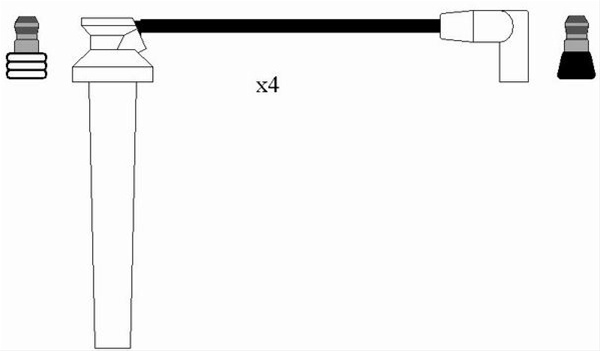 Set Cablaj Aprindere Ngk Bmw 2476