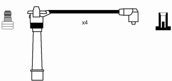 Set Cablaj Aprindere Ngk Lancia 2995
