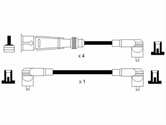 Set Cablaj Aprindere Ngk Skoda 0964