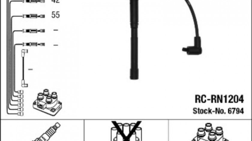 Set cablaj aprindere Nissan KUBISTAR caroserie (X80) 2003-2016 #2 0300891602