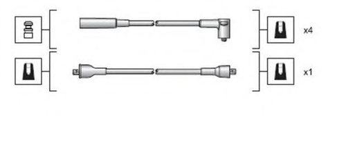 Set cablaj aprindere NISSAN TERRANO II (R20) (1992 - 2007) MAGNETI MARELLI 941318111023 piesa NOUA