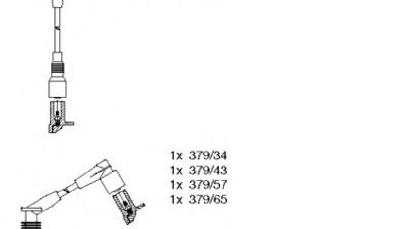 Set cablaj aprindere OPEL ASTRA F Hatchback (53, 54, 58, 59) (1991 - 1998) BREMI 300/694 piesa NOUA
