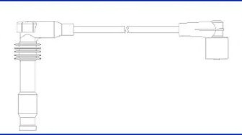 Set cablaj aprindere OPEL CORSA B (73, 78, 79) (1993 - 2002) HITACHI 134812 piesa NOUA