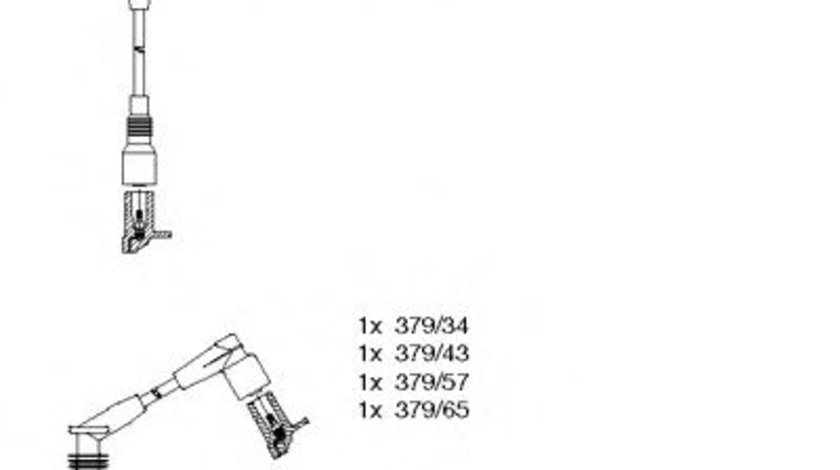 Set cablaj aprindere OPEL CORSA B (73, 78, 79) (1993 - 2002) BREMI 300/681 piesa NOUA