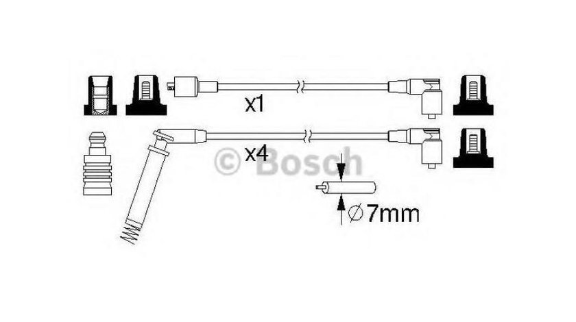 Set cablaj aprindere Opel CORSA B (73_, 78_, 79_) 1993-2002 #2 0986357148