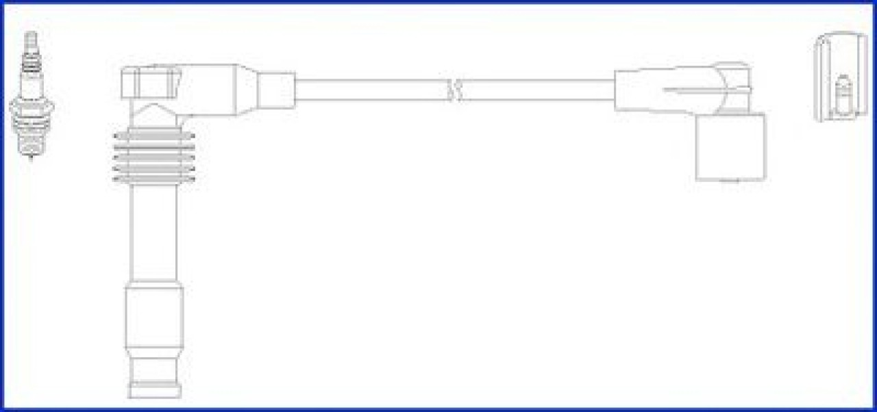 Set cablaj aprindere OPEL ZAFIRA A (F75) (1999 - 2005) HITACHI 134812 piesa NOUA