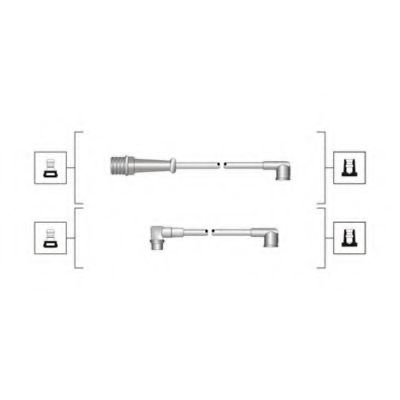 Set cablaj aprindere RENAULT TRAFIC I bus (TXW) (1989 - 2001) MAGNETI MARELLI 941319170090 piesa NOU...