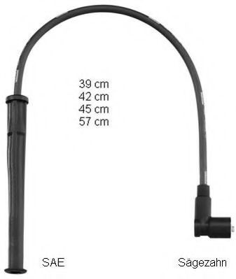 Set cablaj aprindere RENAULT TWINGO I (C06) (1993 - 2012) BERU ZEF1602 piesa NOUA